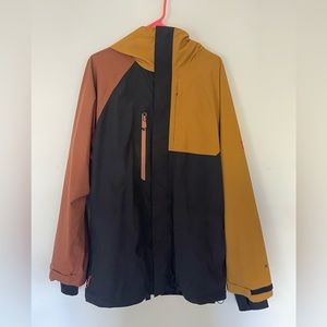 686 GLCR GoreTex Core Shell Snowboard Jacket, Mens XL, Golden Brown 2021